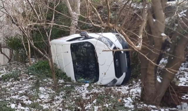 Sarıyer'de yol yardımına giderken yardımlık oldu