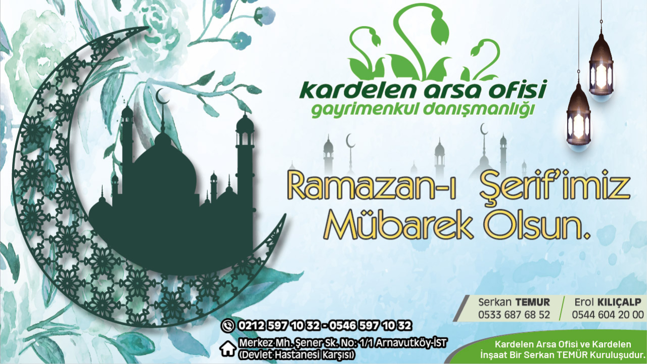 KARDELEN İNŞAAT'DAN BAYRAM MESAJI