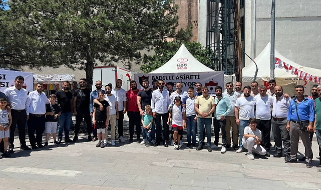Badıllı Aşireti'nden örnek kan bağışı kampanyası