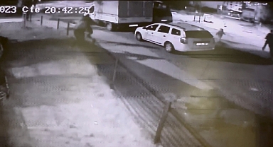 Sokak köpeği dehşeti kamerada