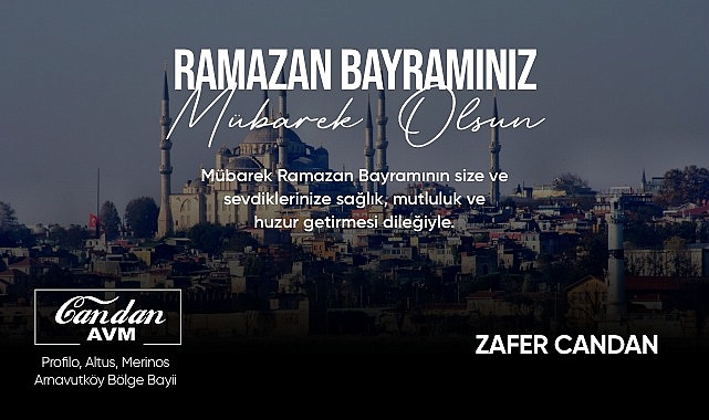 CANDAN AVM'DEN BAYRAM MESAJI