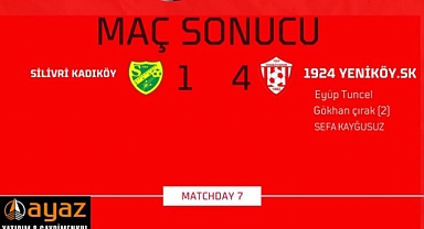 Yeniköyspor 7’de 7 yaptı