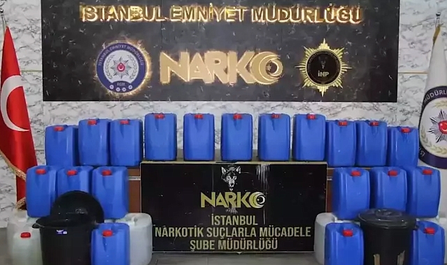 Arnavutköy'de film sahnelerini aratmayan uyuşturucu madde operasyonu ! 802 KİLOGRAM ELE GEÇİRİLDİ !