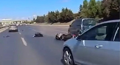 İstanbul'da Motosiklet Kazası