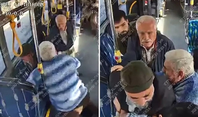 İETT otobüsündeki dehşet kamerada