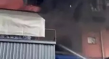 Başakşehir'de plastik imalathanesinde yangın
