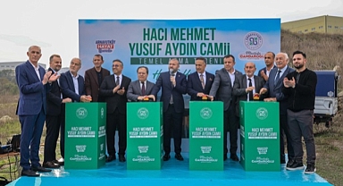 Hacı Mehmet Yusuf Aydın Camii’nin Temeli Dualarla Atıldı